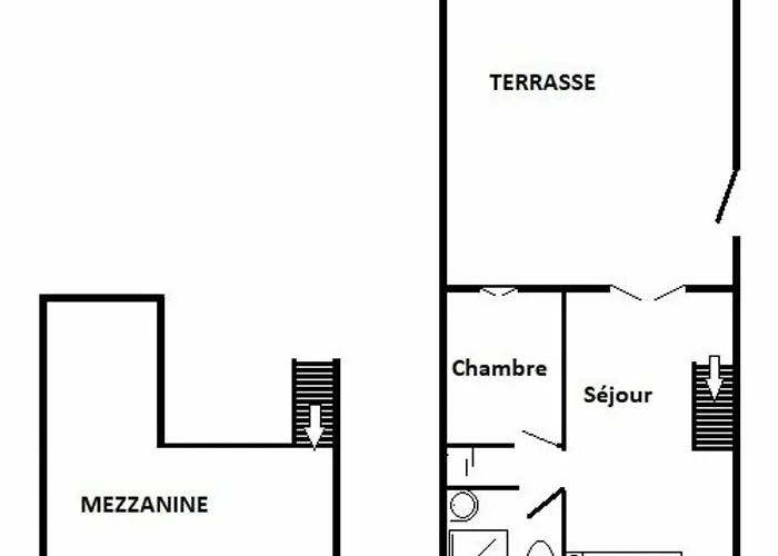 别墅 T2 Mezzanine, Clim, Parking, 6 Pers., Proche - Fr-1-81-445 *